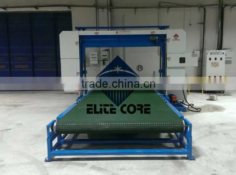 Automatic Horizontal Foam Cutting Machine(Conveyor Belt+Vacuum System)-buy foam machine on china.cn