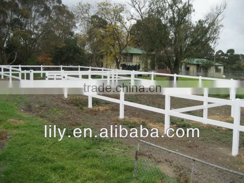PVC ranch fence