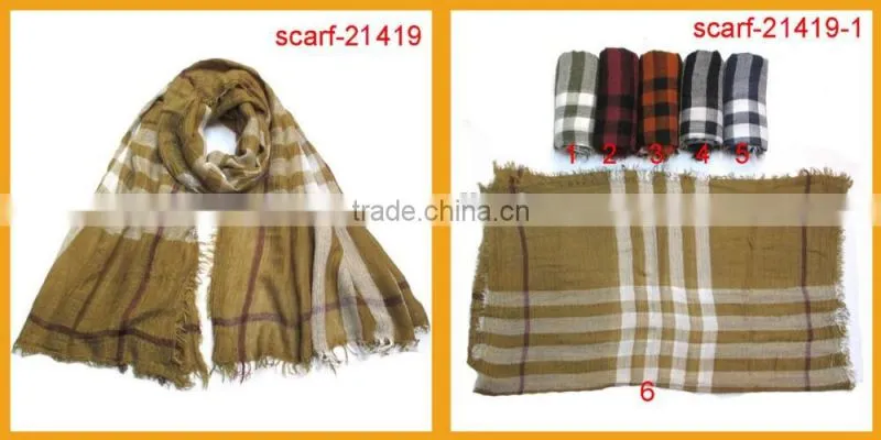 lady print modal scarf