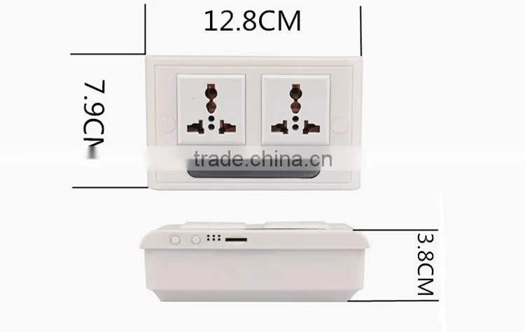 Real Power Socket Wifi Camera ,H.264 -1080P remote wireless hidden camera Wifi Socket