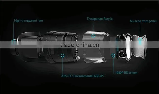 vr headset display 9D VR Glasses Steel VR Headset With Adjustable Headstrap