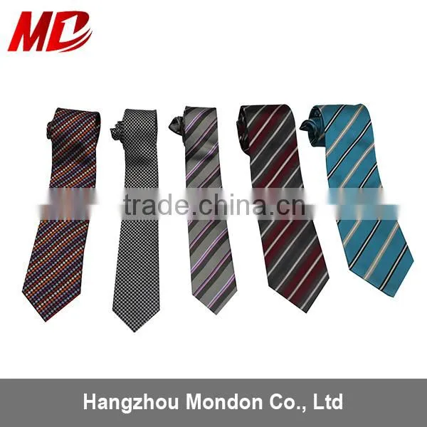 Graduation Silk School Tie With Woven Stripe