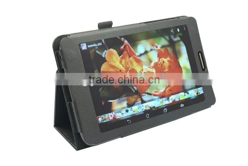 High Quality PU leather case for ASUS Fonepad 7,free shipping,Black