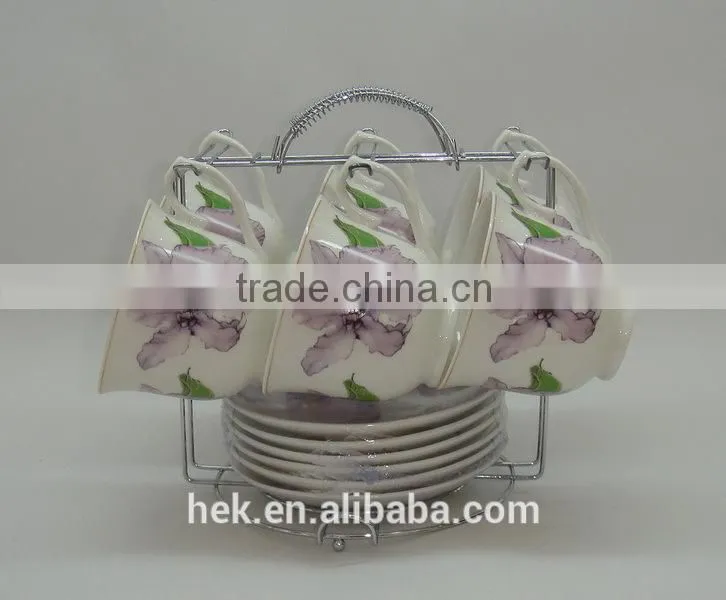 bulk ceramic porcelain tea cup and saucer sets