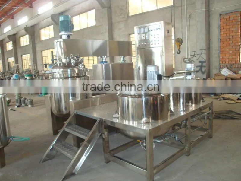 Electric Heating Hydraulic Lifting Vacuum Emulsifying Mixer