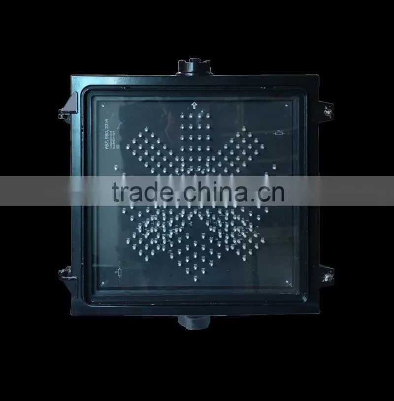 400mm LED traffic red cross and green arrow ight