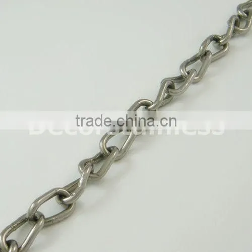 twisted link machine chain