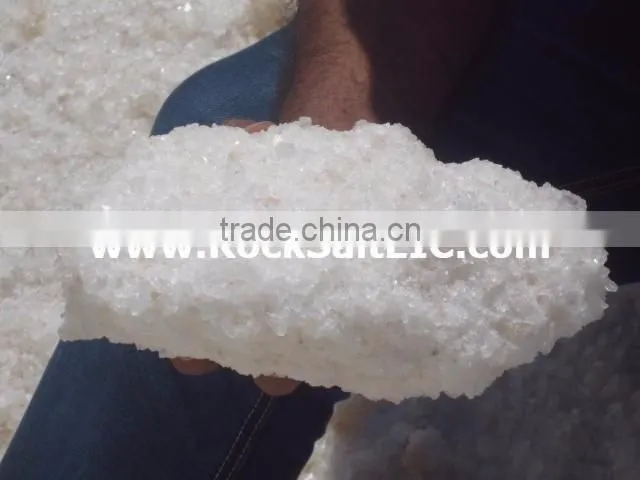 Sodium Chloride 98-99% NACL (Siwa Rock Salt) for melting snow (white color - low moisture - no impurities - loose shipments)