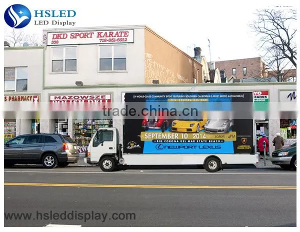projector advertising outdoor P3,P4,P5,P6,P7.62 rental SMD full color led display rucks for sale