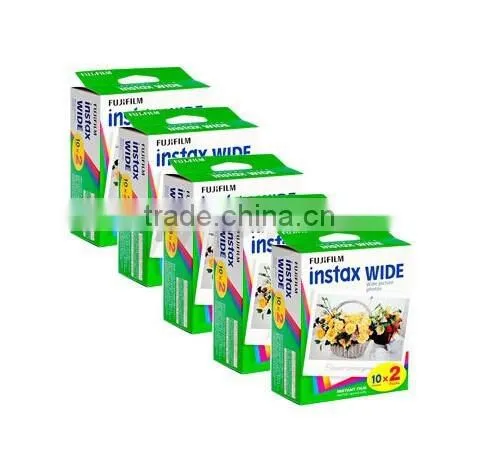 Fuji Fujifilm Instax Wide 40 Sheets Film 210 200 100 500AF Camera Polaroid Instant