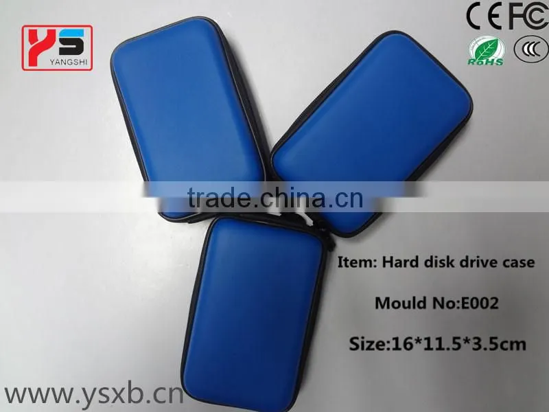blue external hard disk drive enclosure 2.5" hdd carrying case