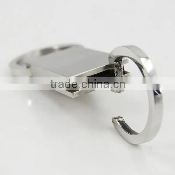 Factory Price wholesale Stainless steel custom rubber keyring &keychain