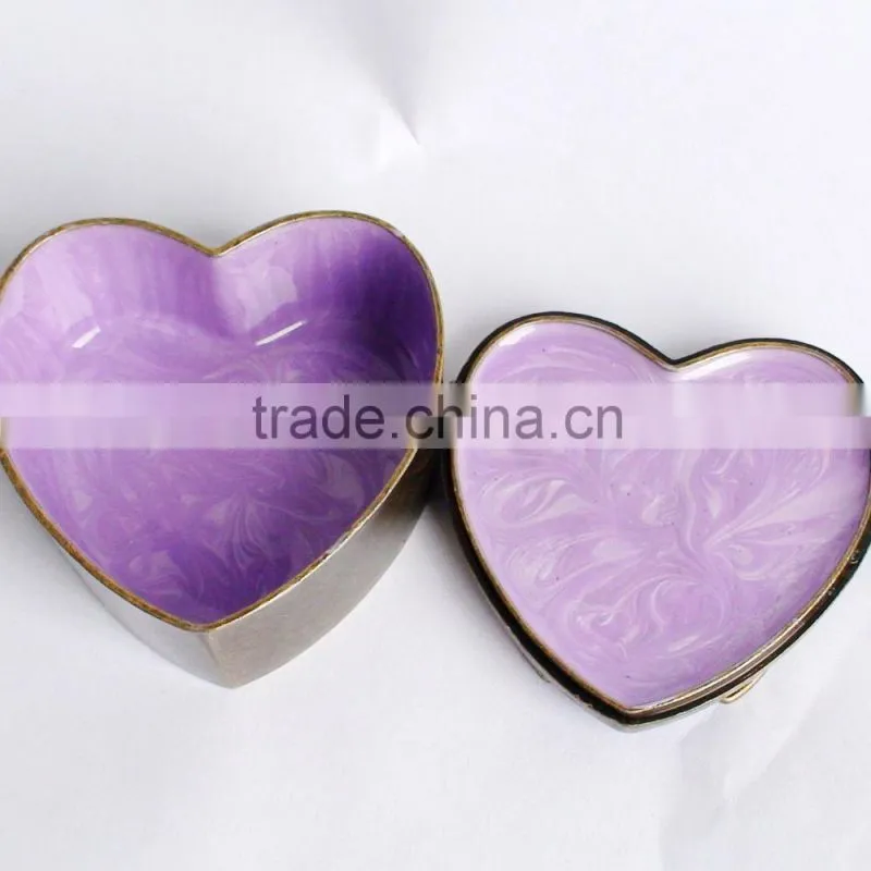 fashion style heart-flower shape butterfly jewelry box 1/S