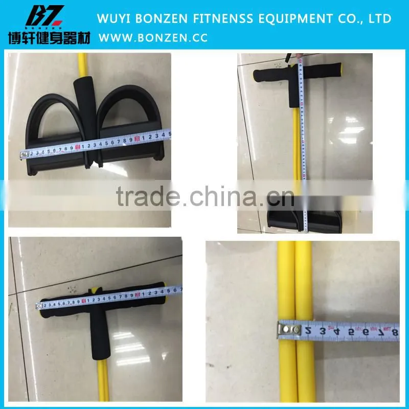 Yoga Fitness Equipment Foot Chest Pull Rope Fitness With Pedals Elastic Rope