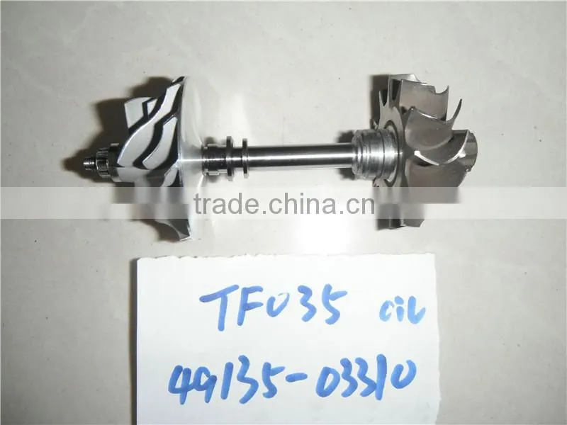 Turbo rotor for turcharger parts