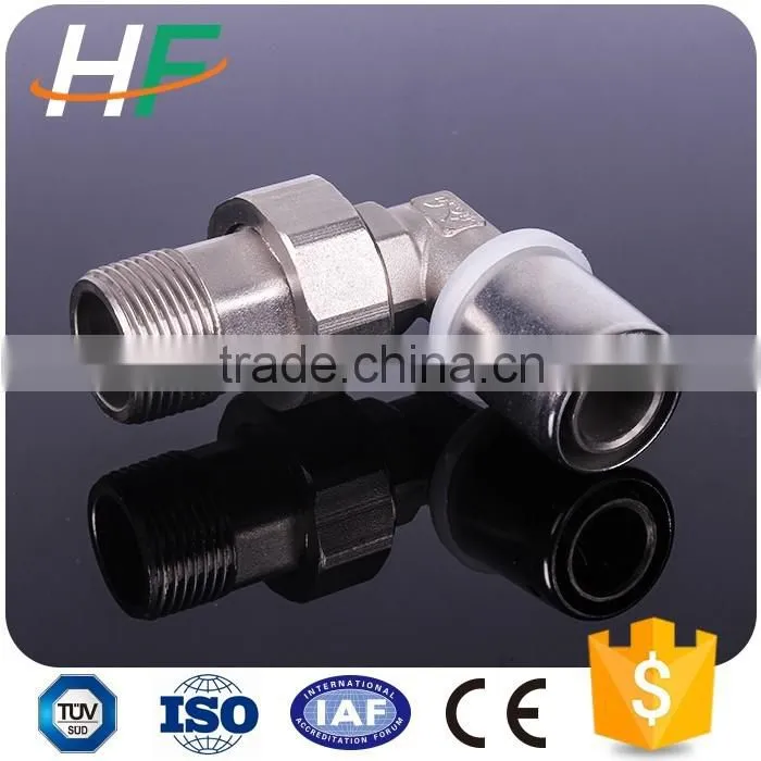 Alibaba china supplier wholesale brass 90 degree elbow