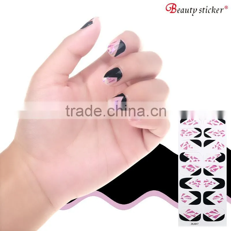 China Supplier Wholesale Polish Nail Wraps Self-adhesive Nail Wraps