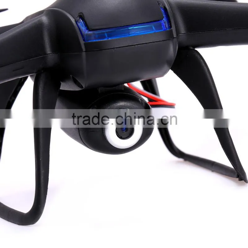 Lowest price 3D rolls 2.4G 4CH 4AXIS with gyro black quadcopter JD007 with 200W piexl camera