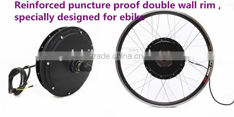 48v 16"-28"rear motor 1500w front wheel ebike motor kit