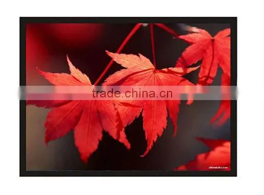 Wall mounted frame projection screen with Aluminum cover case