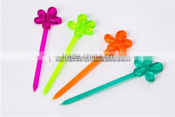 Flower Style Cute Fruit Fork Set