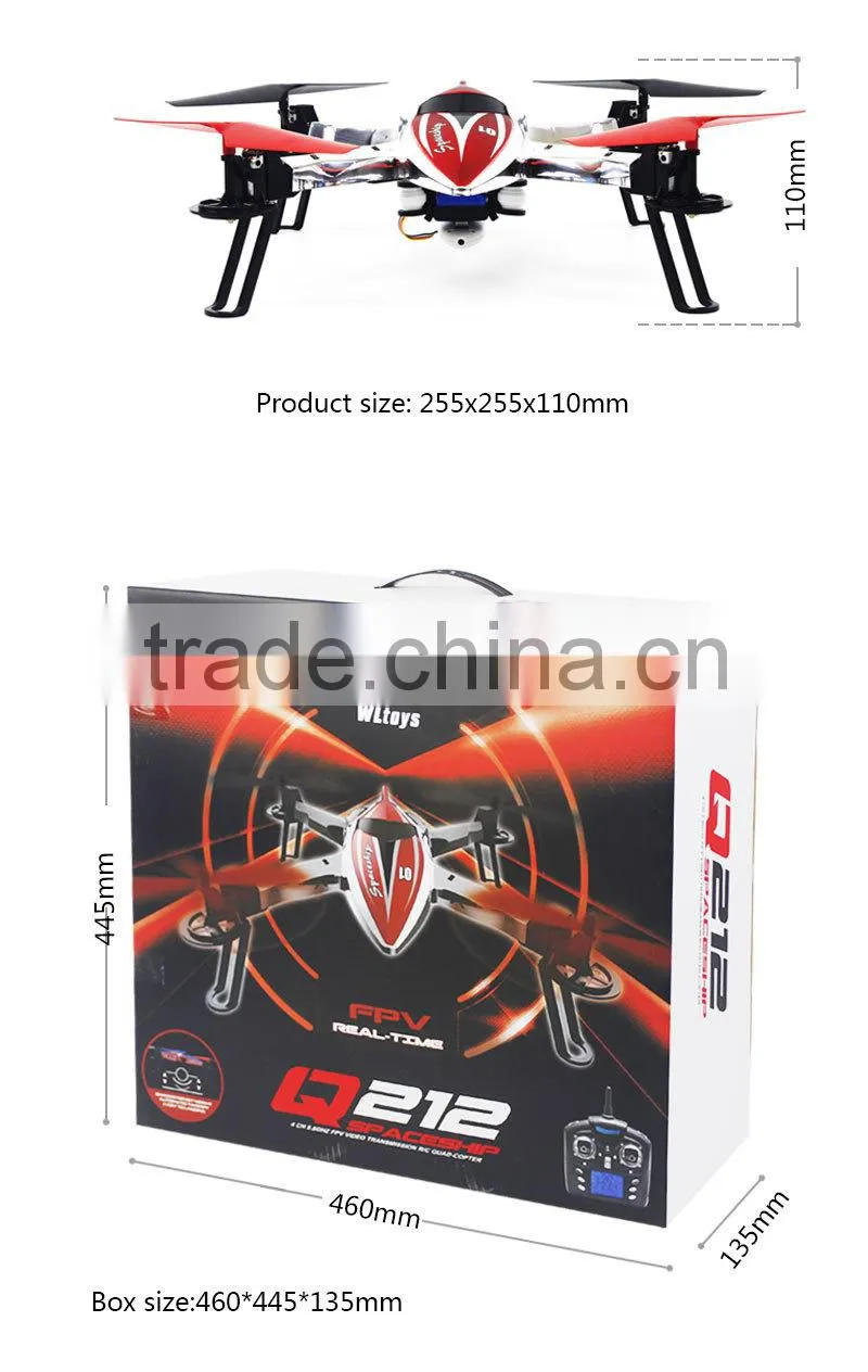WLTOYS unmanned aerial vehicle altitude holding quadcopter rc drone