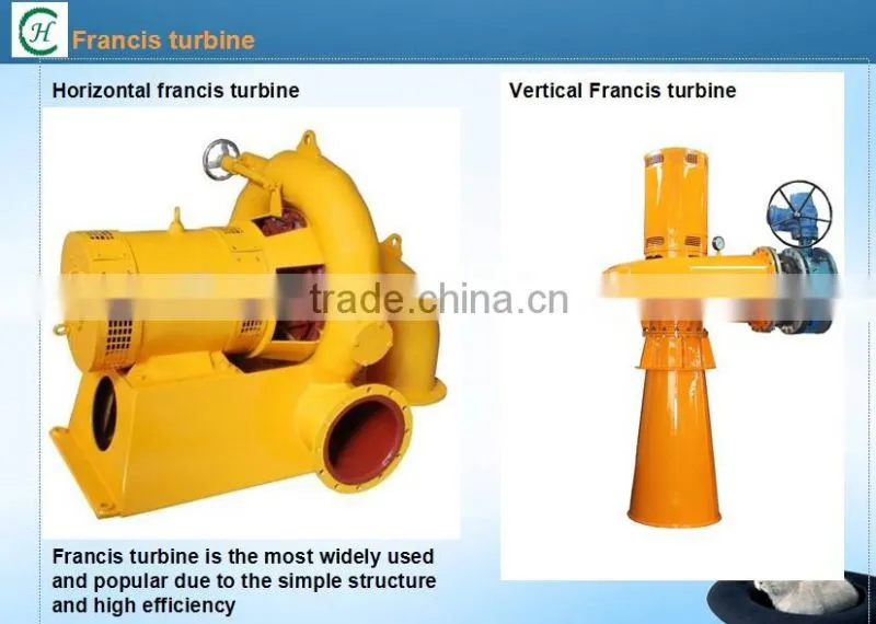 Pelton type turbine