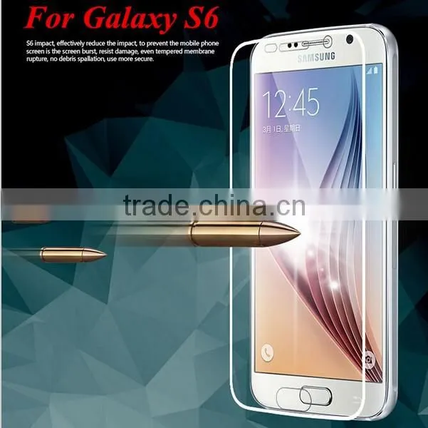 Made in China tempered glass screen protector for galaxy mega