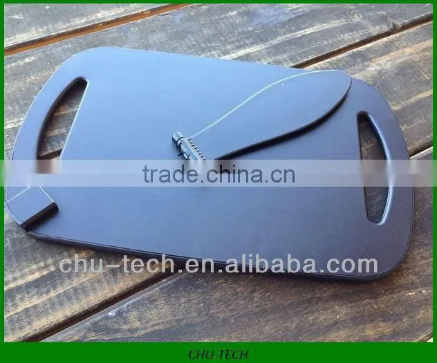 5V 500mA Li-ion Polymer Solar Power Charger w/ Stand - Black