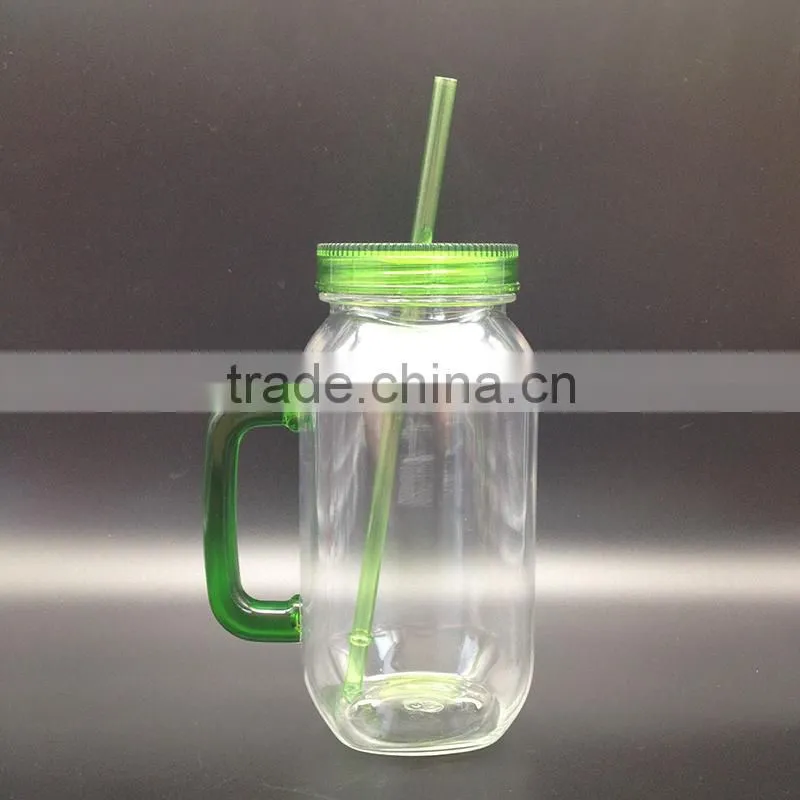 mason jar with plastic lid