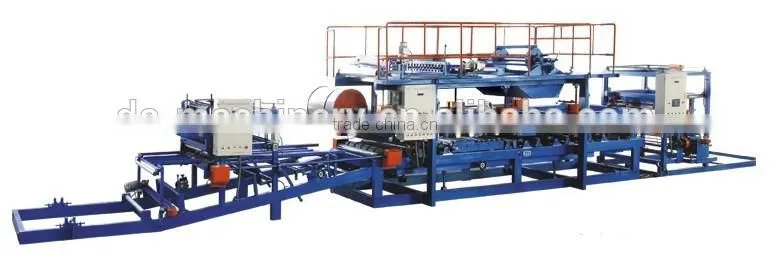 Pu sandwish panel composite machine