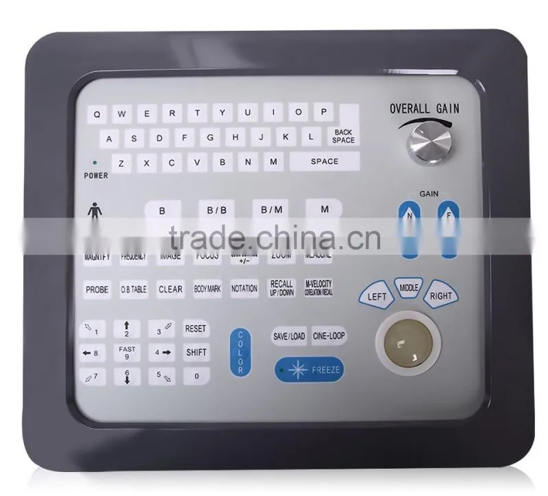 19"LCD ultrasound scanner PRICE With high-end color inkjet printer Display image in real time
