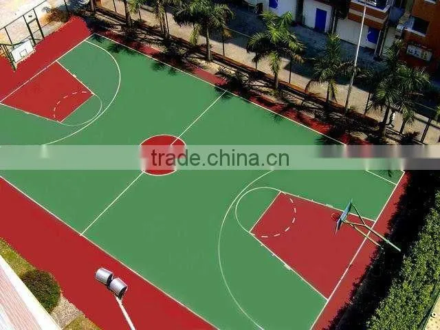 Sport court coating