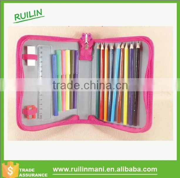 Free Sample ! customized size cute printed plastic pencil case for teenagers