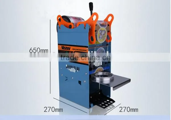 plastic cup sealer machine