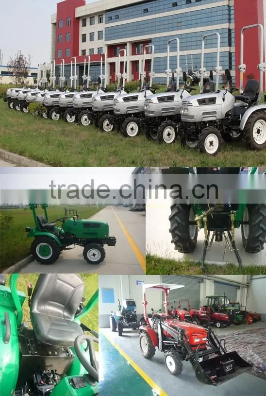 Jinma brand 16hp-35hp mini tractor with front end loader and backhoe