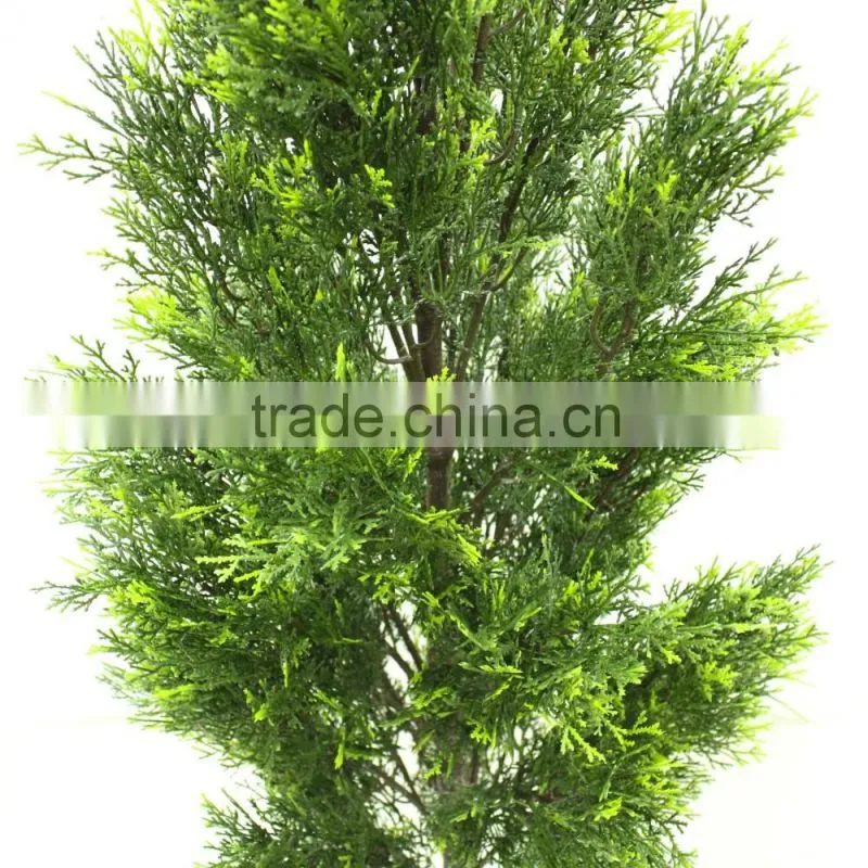 cheap outdoor decorative wholesale leaves branches artificial cypress