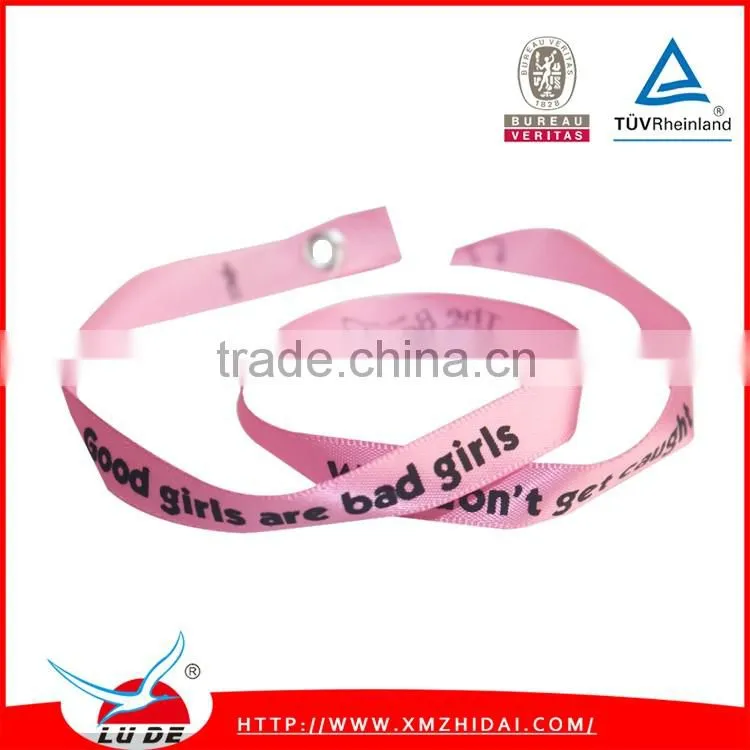 Fashion candy color characteristic festival satin/ribbon bracelet/wristband