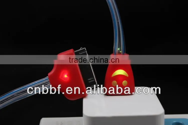 led usb lead micro usb cable , led lights cable for samsung