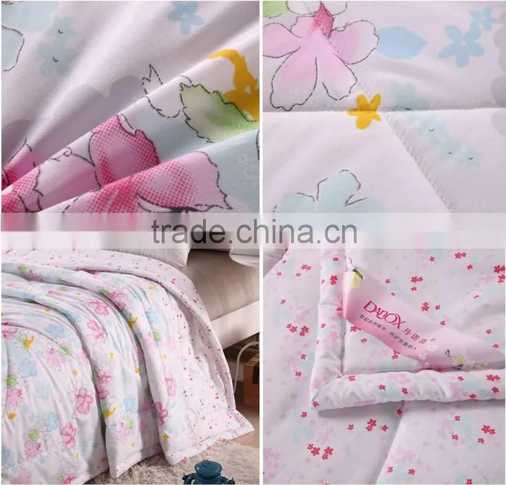 2015 Best Selling/New Arrival Very Soft, Comfortable and Warm 100% Silk Winter jaipuri quilted patchwork quilt wholesale