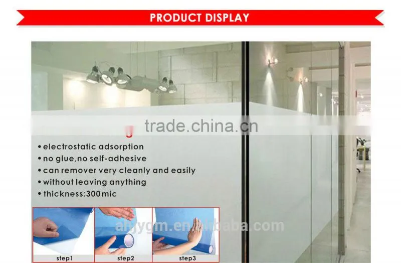 New Design PVC Glass Covering Decoration Film/decorative window film/PVC glass film