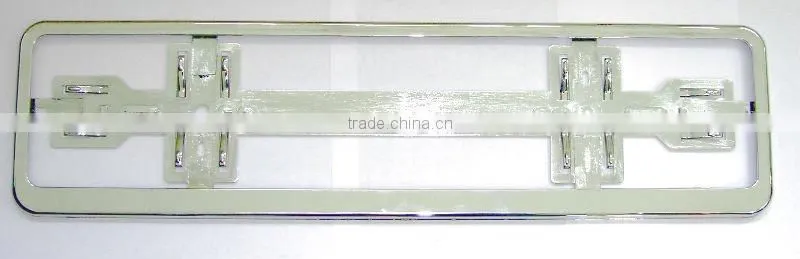 European standard license plate frame