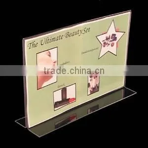 acrylic sign holder
