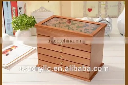 wooden drawer jewelry organizerboxes