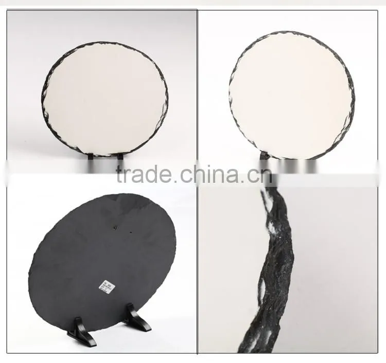 China wholesale DIY L30*H30*W0.9CM blank circular painting sublimation photo rock