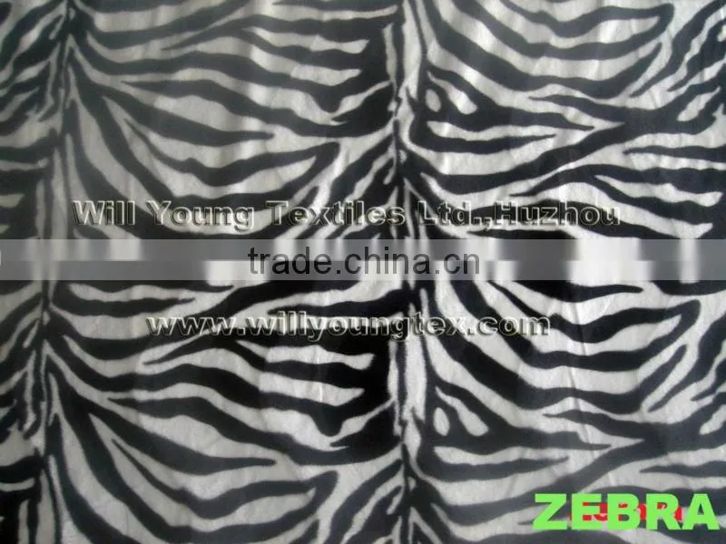New design velboa print velboa fabric