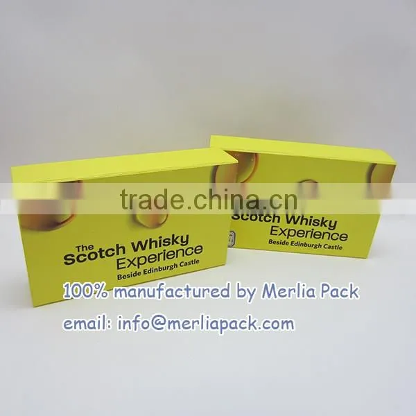 limited collections whisky box VIP voucher card cardboard collapsible box