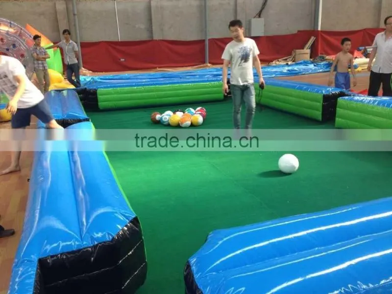 Good quality fashion fancy inflatable snookball table for sale