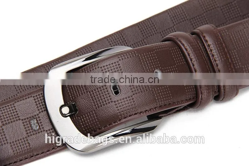 man fashionable cheap strong genuine leather belt men