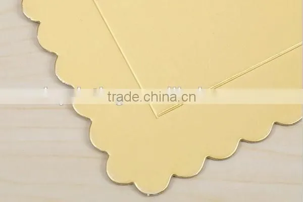 Different Size Food Grade Gold Cake Board Wholesale